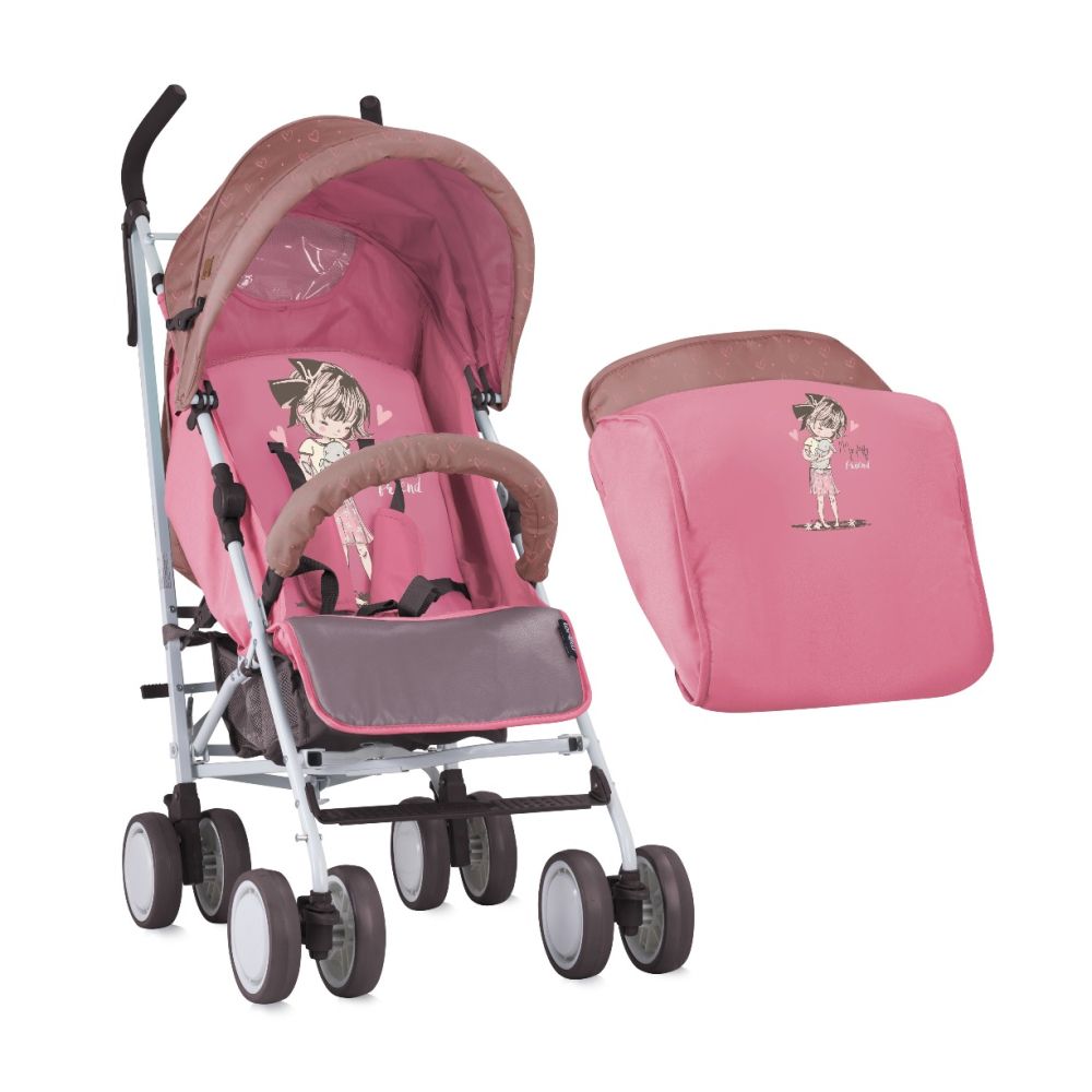 Carucior Sport Lorelli Ida Beige Pink Girl