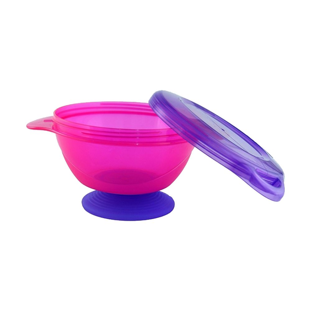 Castron cu ventuza MUNCHKIN Click Lock - Roz