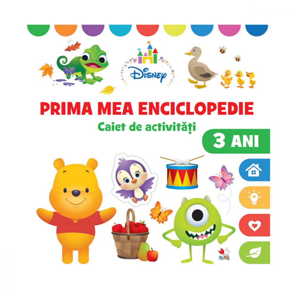 Carte Editura Litera, Prima mea enciclopedie, Caiet de activitati, 3 ani