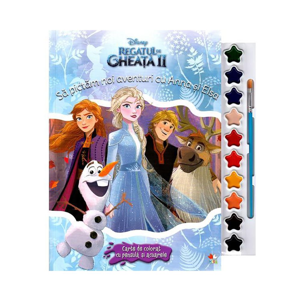 Carte Disney Frozen 2 - Sa pictam noi aventuri cu Anna si Elsa (format mare)