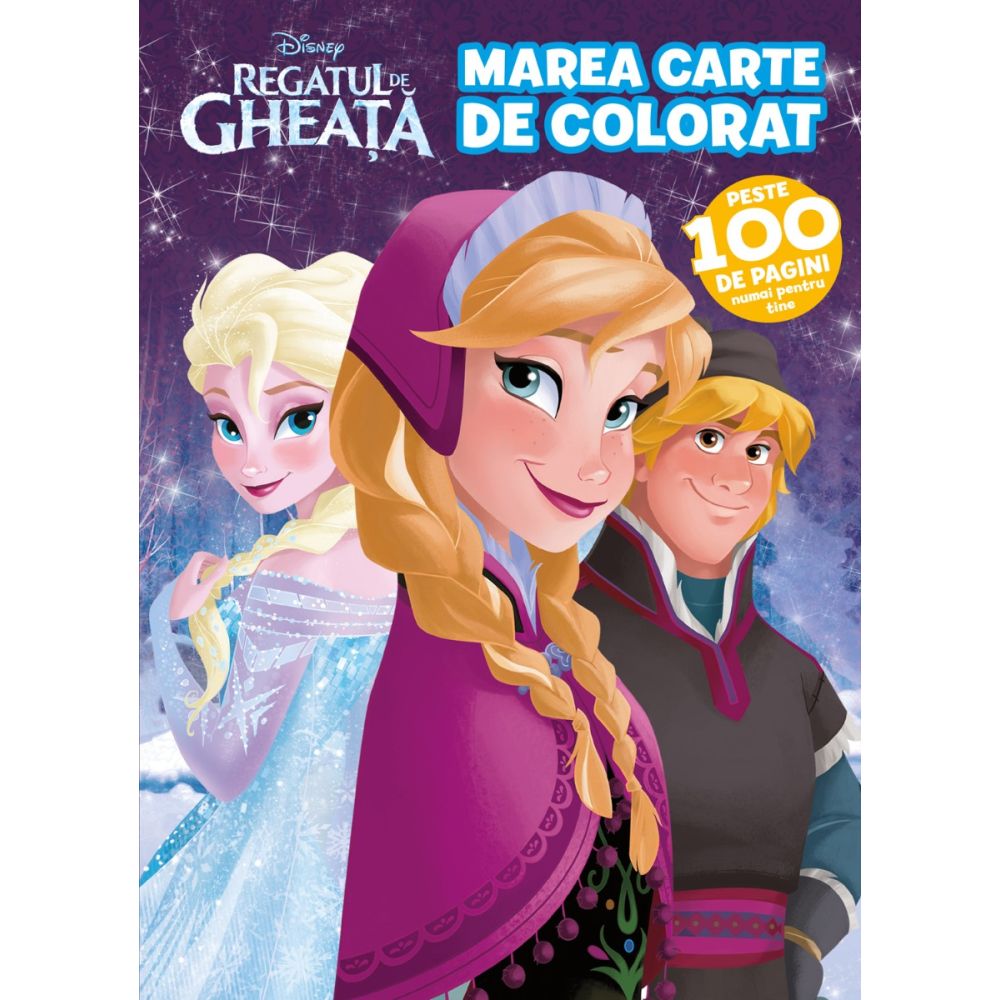 Marea carte de colorat Regatul de Gheata, Disney Frozen