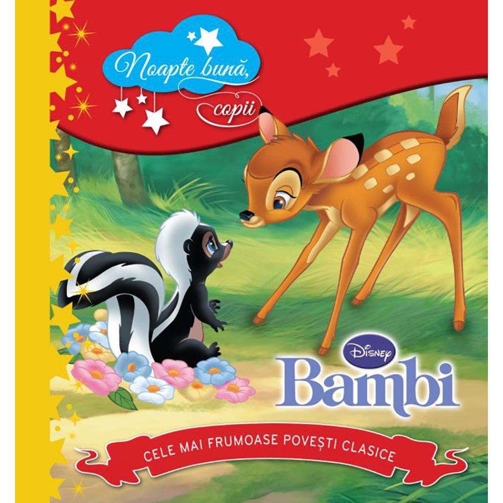 Carte Editura Litera, Disney. Bambi. Noapte buna, copii! Cele mai frumoase povesti clasice