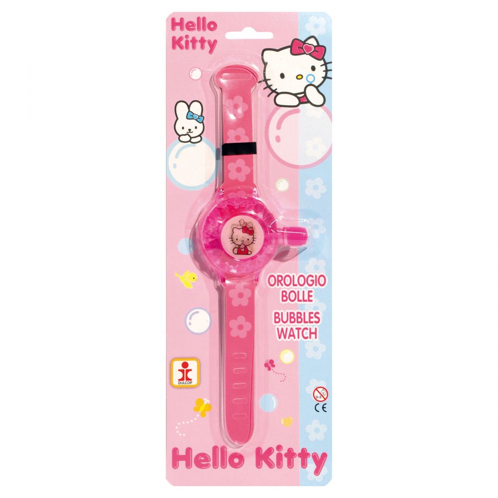 Ceas cu baloane de sapun - Hello Kitty