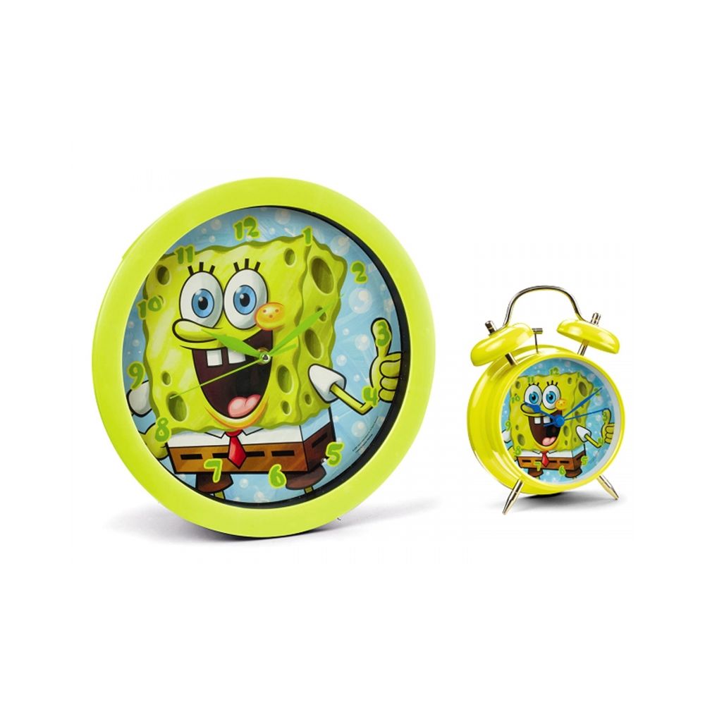 Ceas de perete si ceas cu alarma Sponge Bob