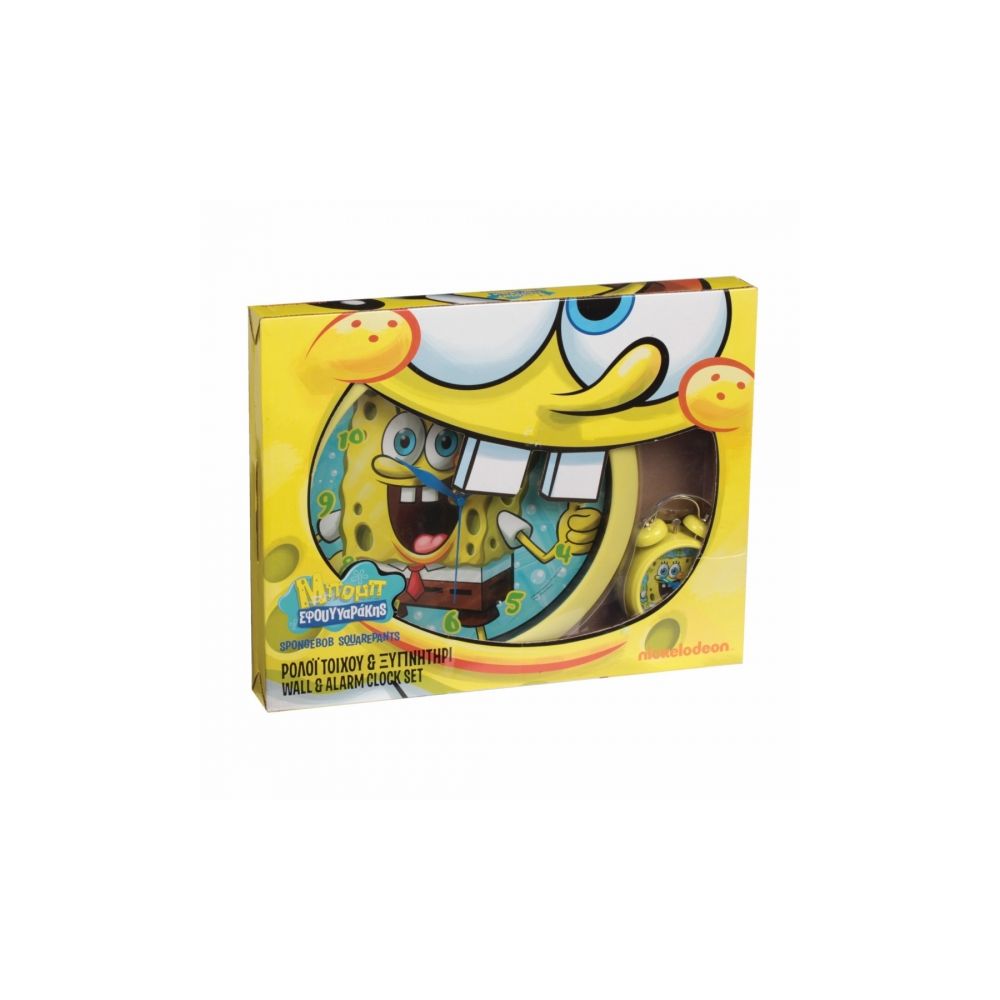 Ceas de perete si ceas cu alarma Sponge Bob