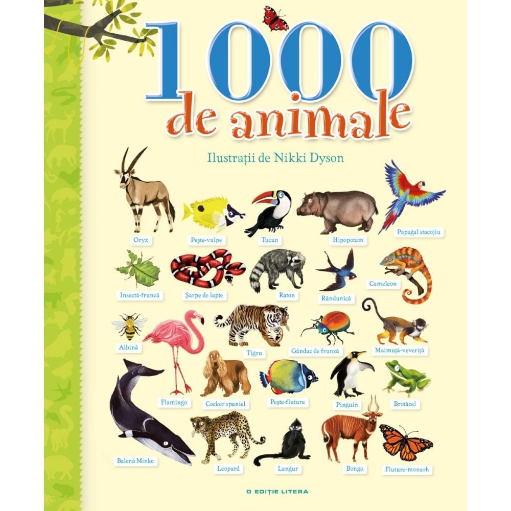 Carticica cu 1000 de animale, Nikky Dyson - Editura Litera