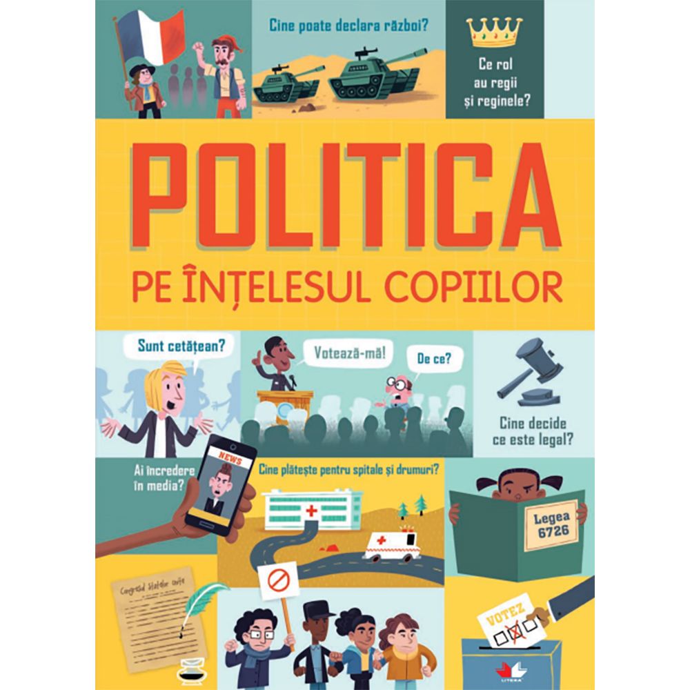 Carte Editura Litera, Politica pe intelesul copiilor