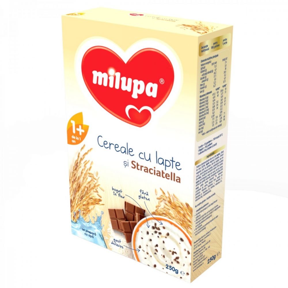 Cereale Milupa cu Stracciatella, 250g