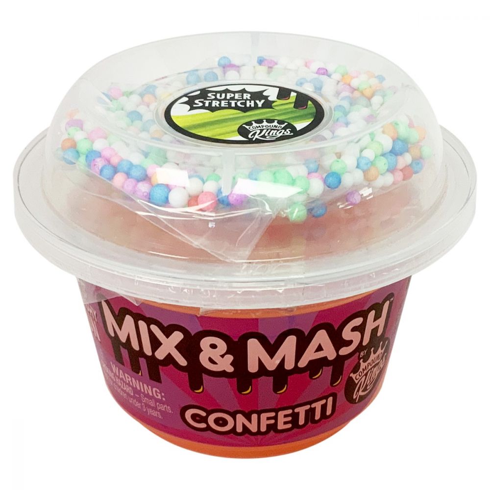 Compound Kings - Slime Mix and Mash Yocups, Confetti, 180 g