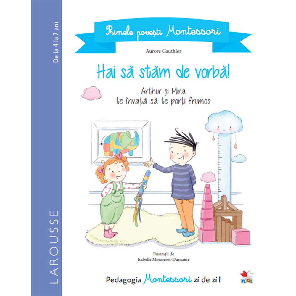 Carte Editura Litera, Primele povesti Montessori. Hai sa stam de vorba! Aurore Gauthier
