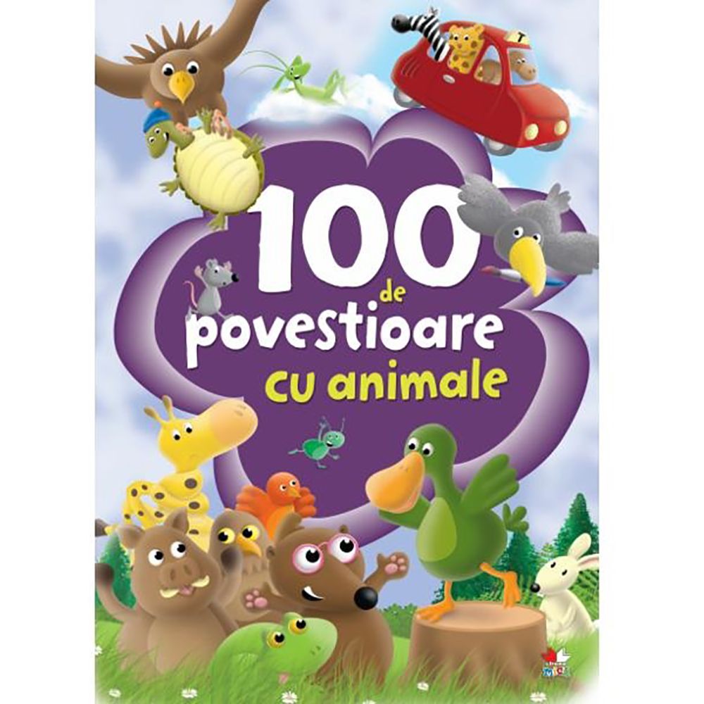 Carte Editura Litera, 100 de povestioare cu animale