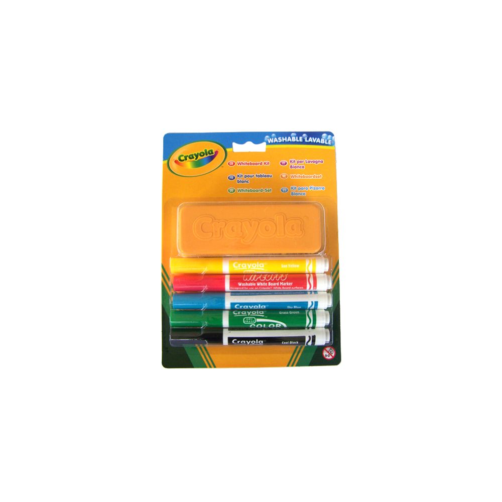 Crayola - Markere si Burete pentru tabla