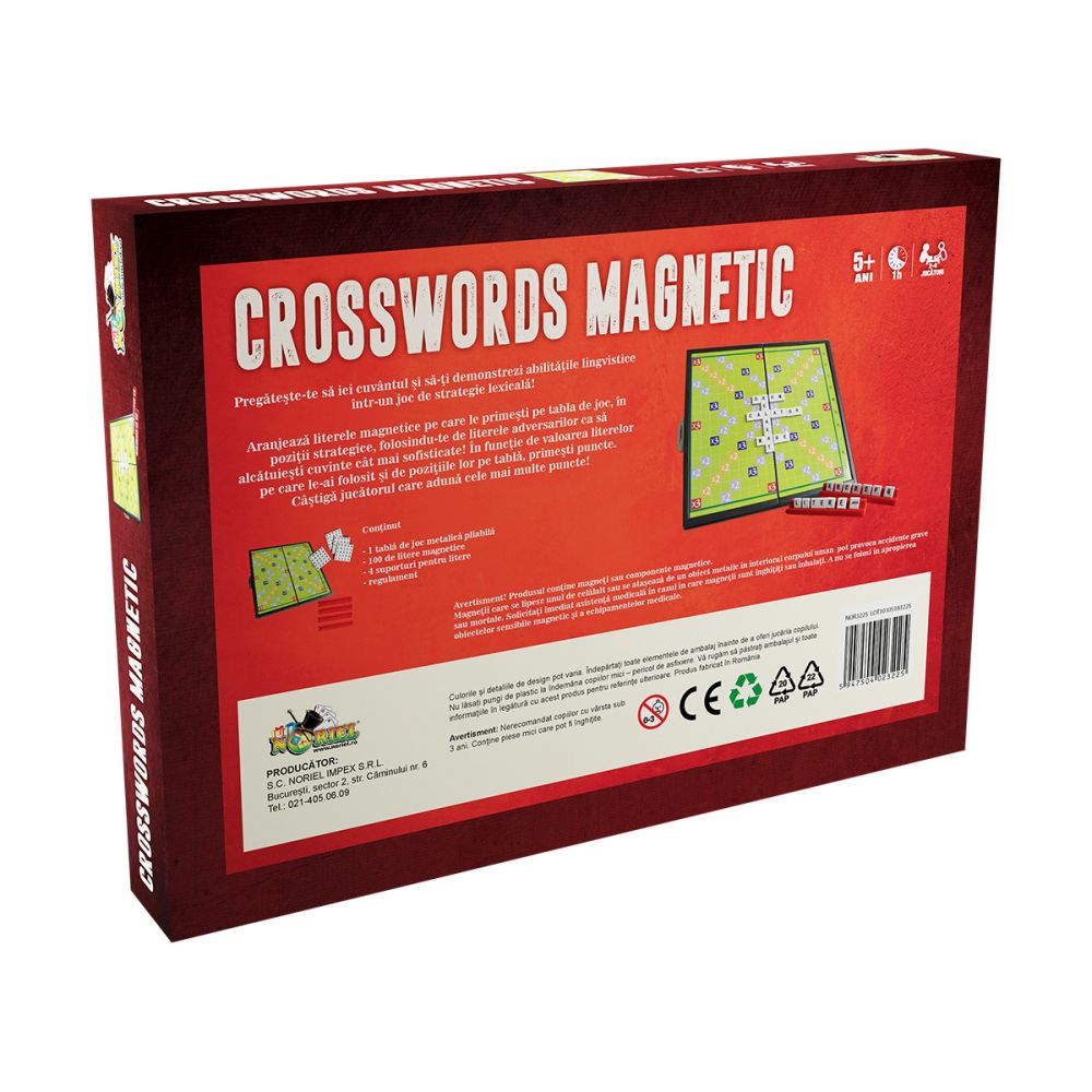 Joc de societate Noriel Crosswords magnetic