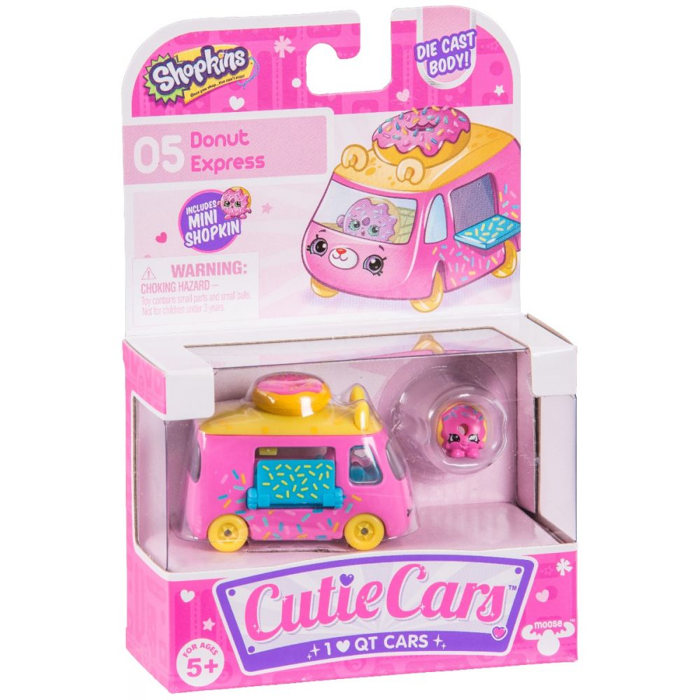 Cutie Cars Pachet cu 1 masinuta,Donut Express, Seria 2