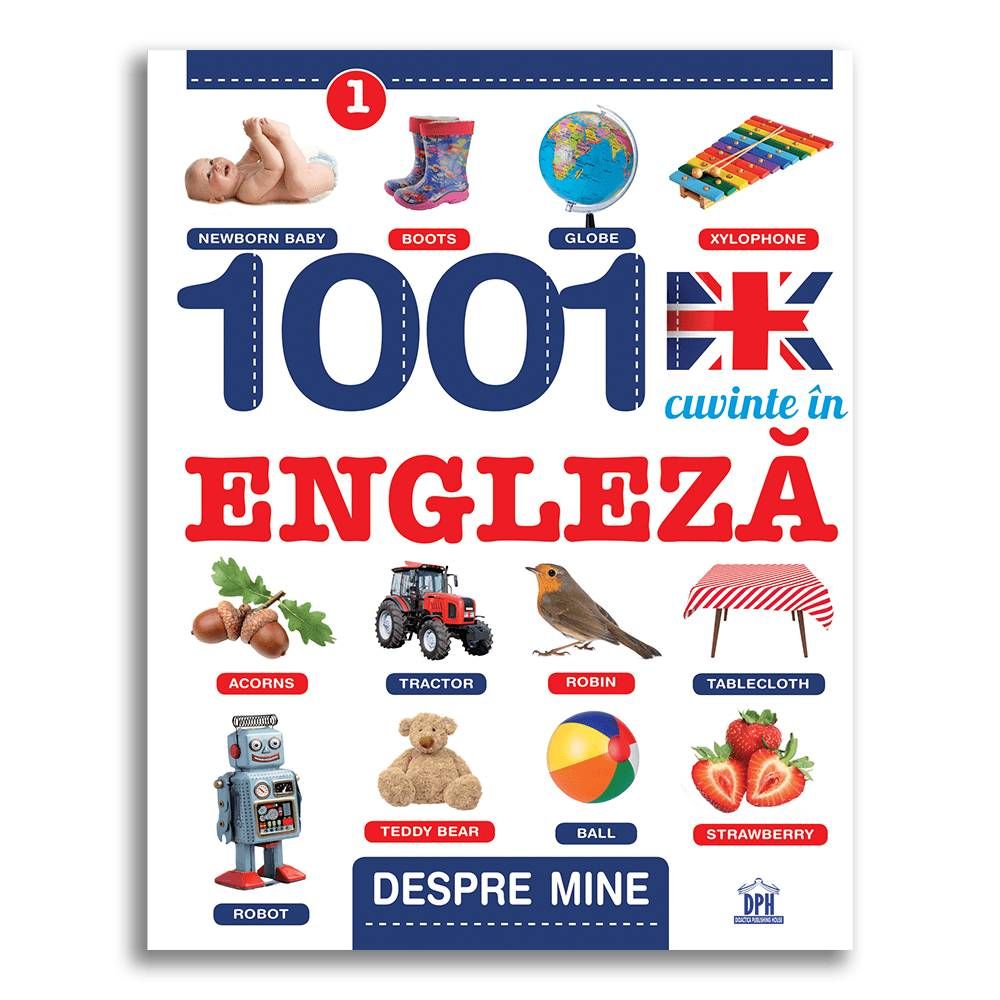 Carte 1001 cuvinte in engleza - despre mine, Editura DPH