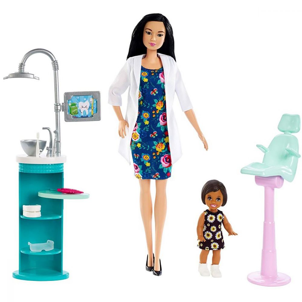 Set de joaca Barbie, Doctor dentist, FXP17
