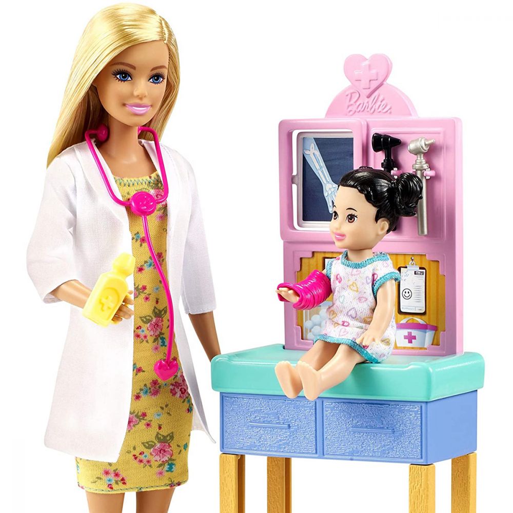 Set de joaca Barbie, Doctor pediatru, GTN51