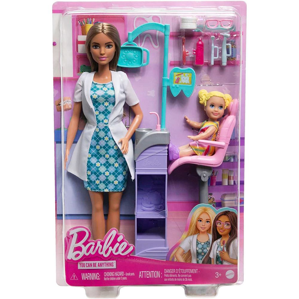 Set de joaca Barbie, Doctor Dentist, HKT70