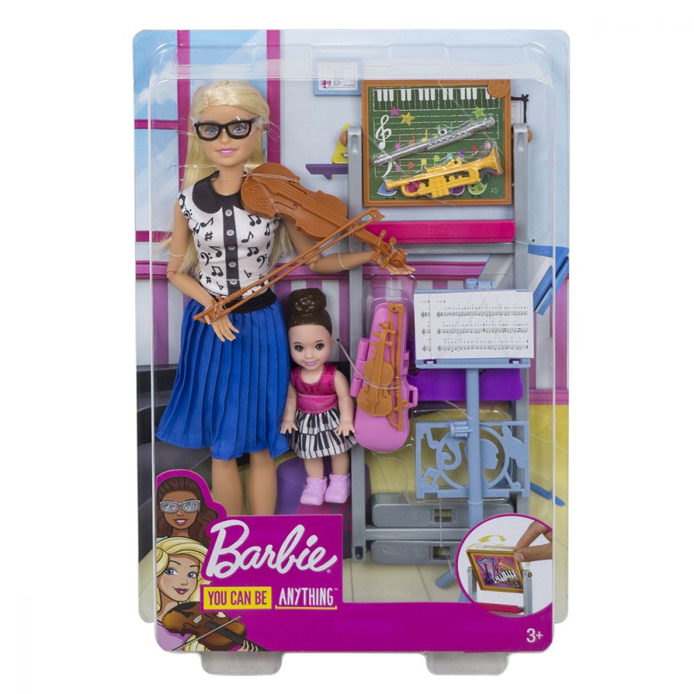 Set de joaca Barbie, Profesoara de muzica, FXP18