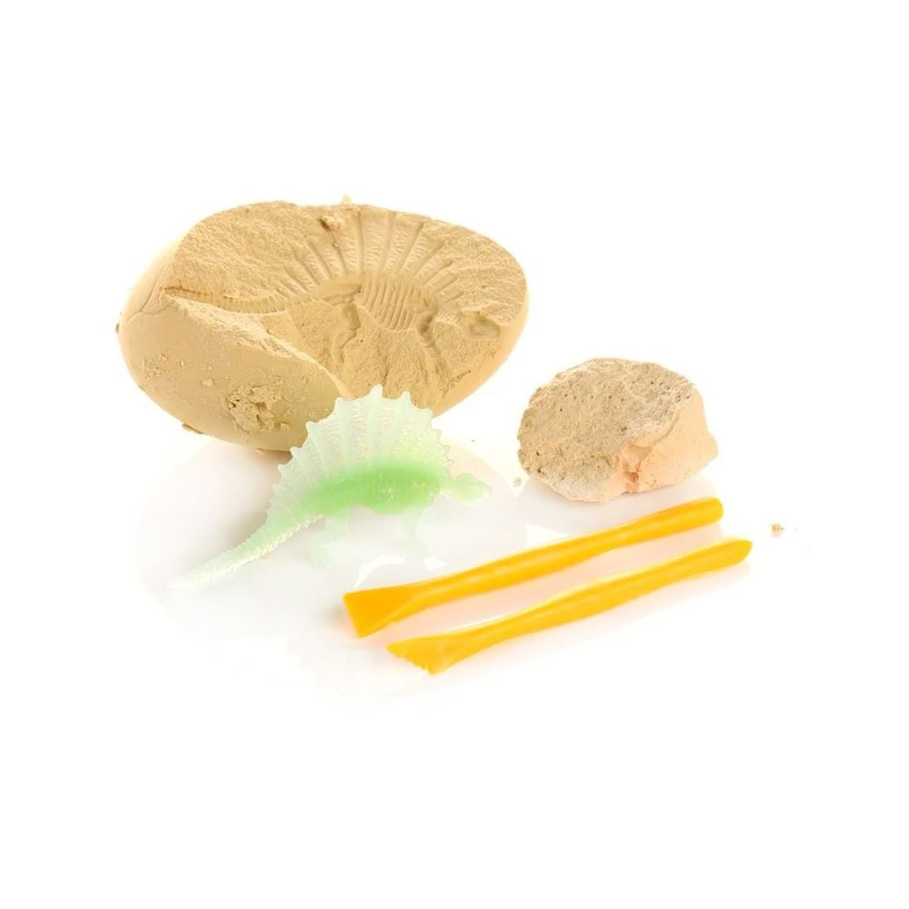 Kit excavare ou de dinozaur, Crazoo, Glow in the dark