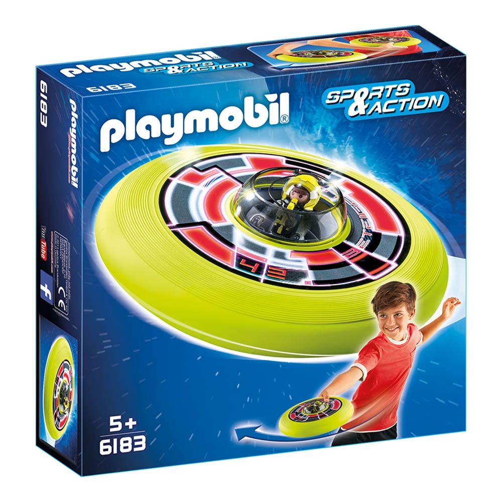 Disc zburator cu astronaut Playmobil Sports & Action (6183)