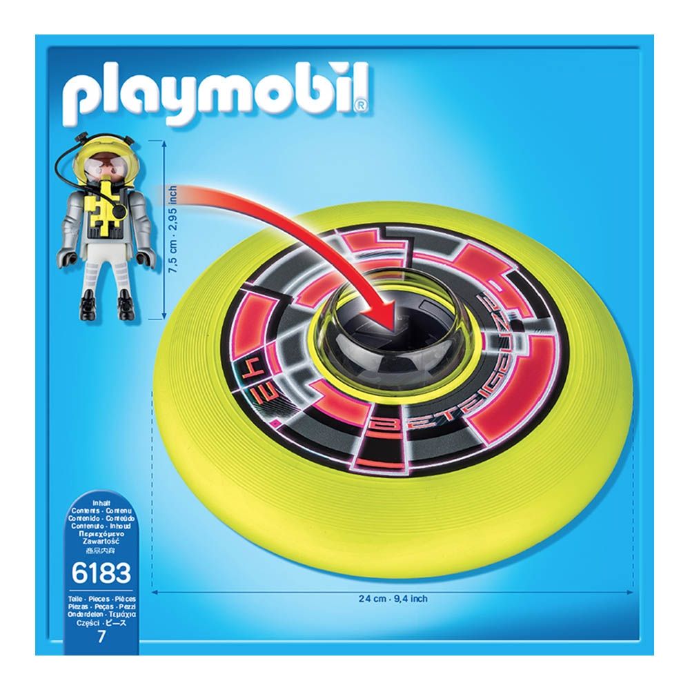 Disc zburator cu astronaut Playmobil Sports & Action (6183)