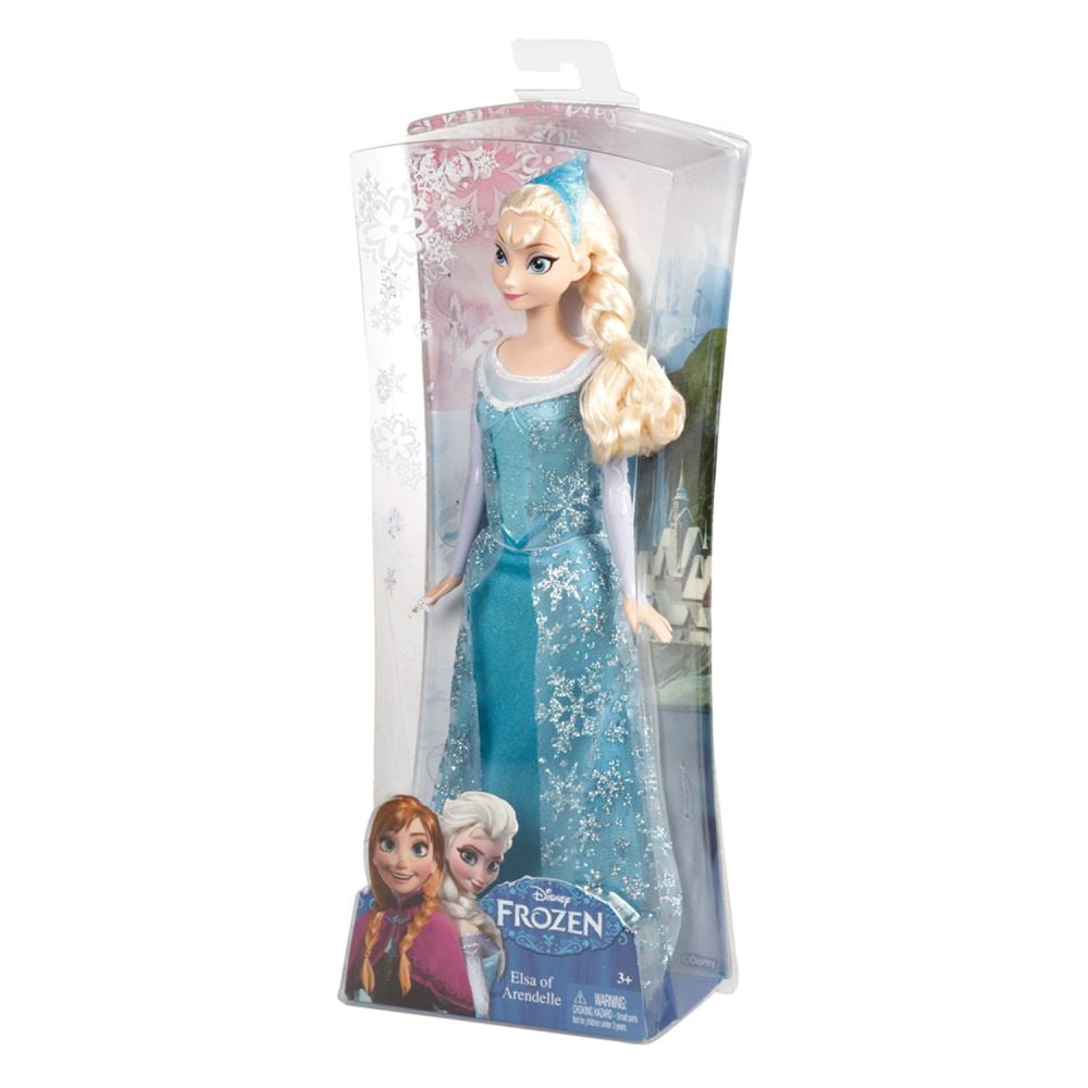 Disney Frozen - Papusa Elsa stralucitoare si Kristoff