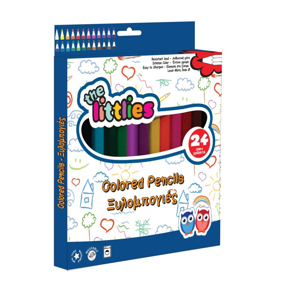 Set de 24 de creioane colorate, The Littlies