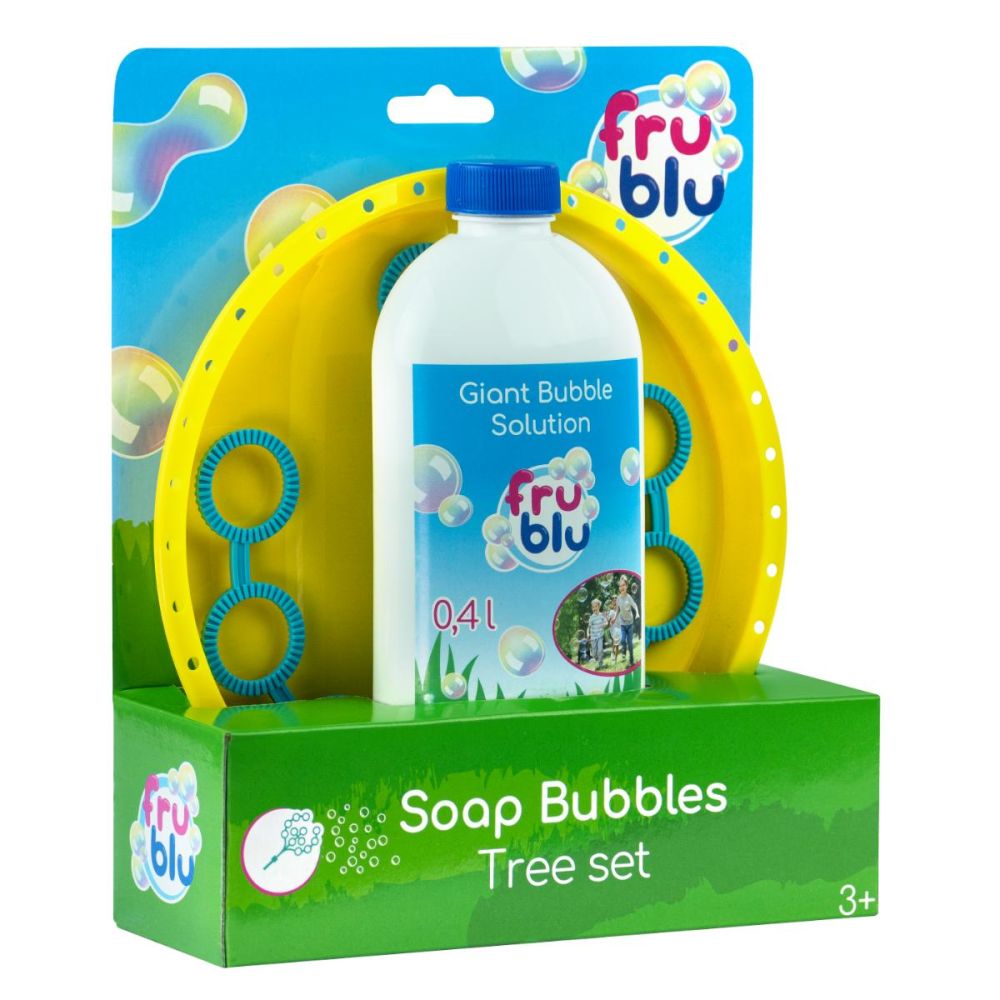 Set baloane de sapun si solutie, Fru Blu, Tree, 0.4 l