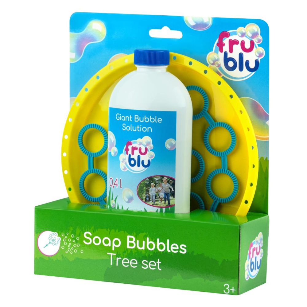 Set baloane de sapun si solutie, Fru Blu, Tree, 0.4 l