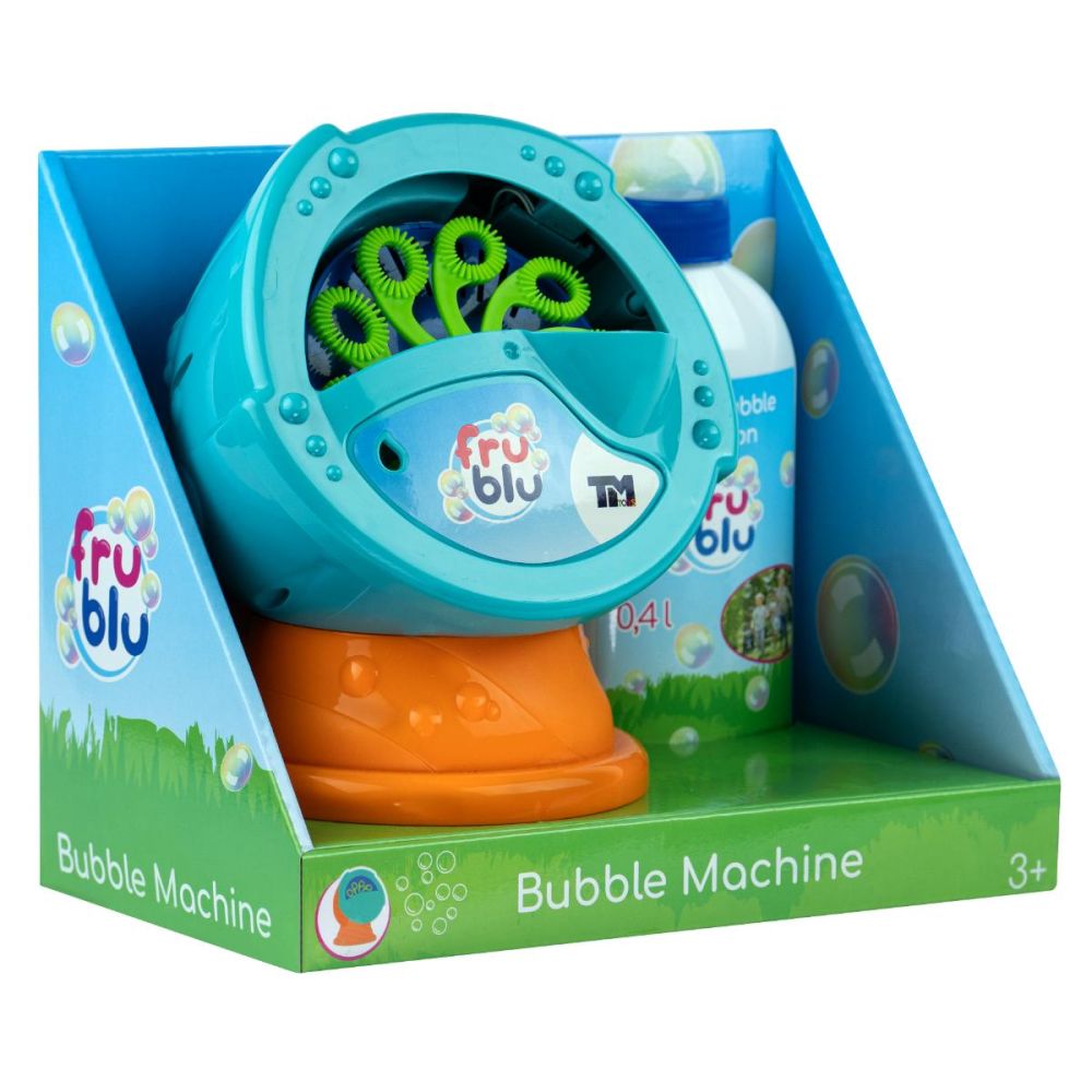 Set masina de facut baloane si solutie, Fru Blu, 0.4 l