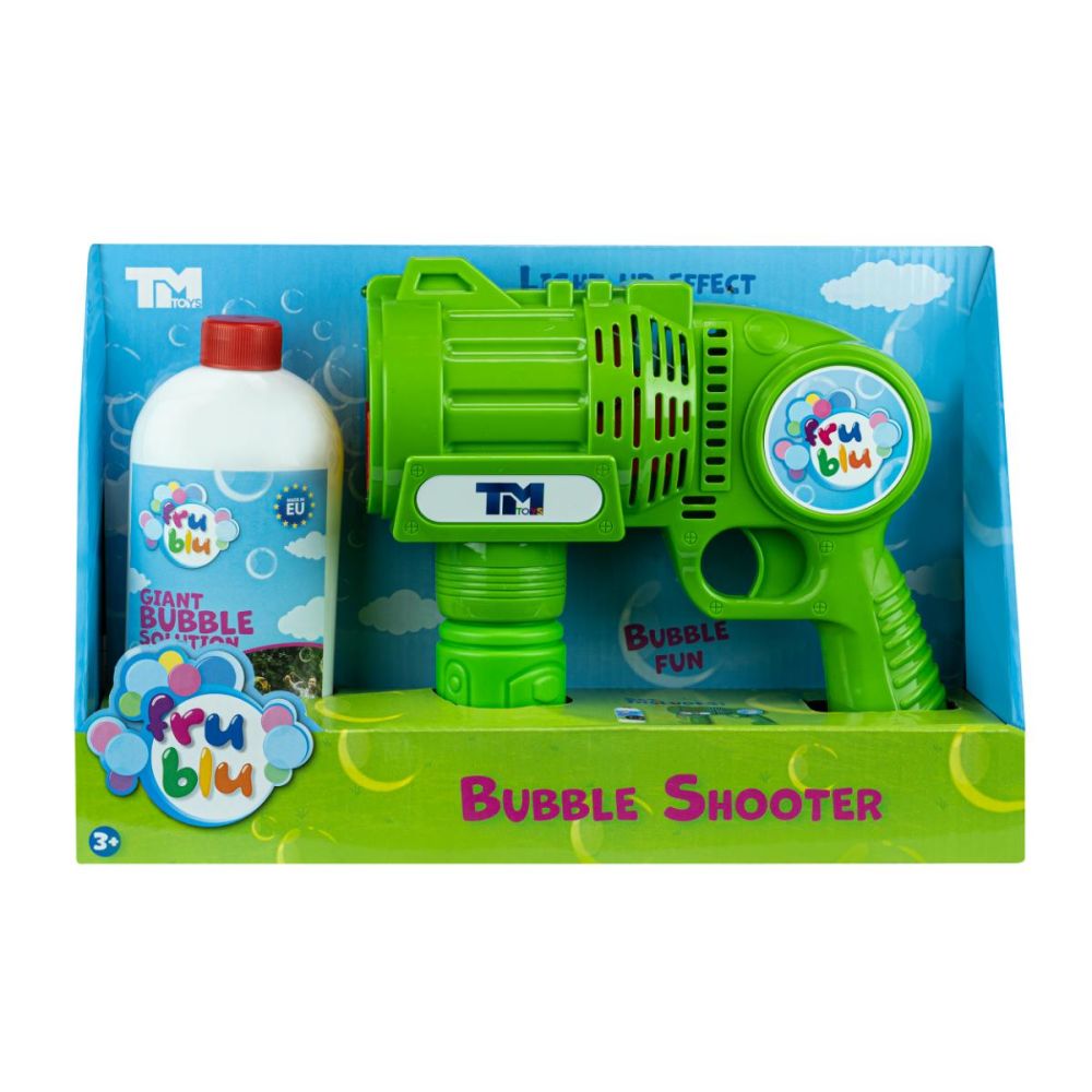 Pistol de facut baloane cu efecte de lumini si solutie, Fru Blu, 0.5 l