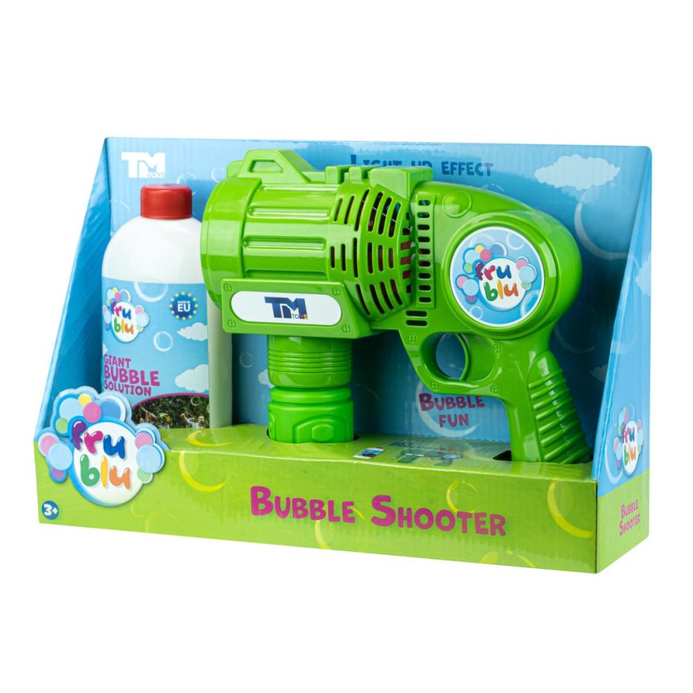 Pistol de facut baloane cu efecte de lumini si solutie, Fru Blu, 0.5 l