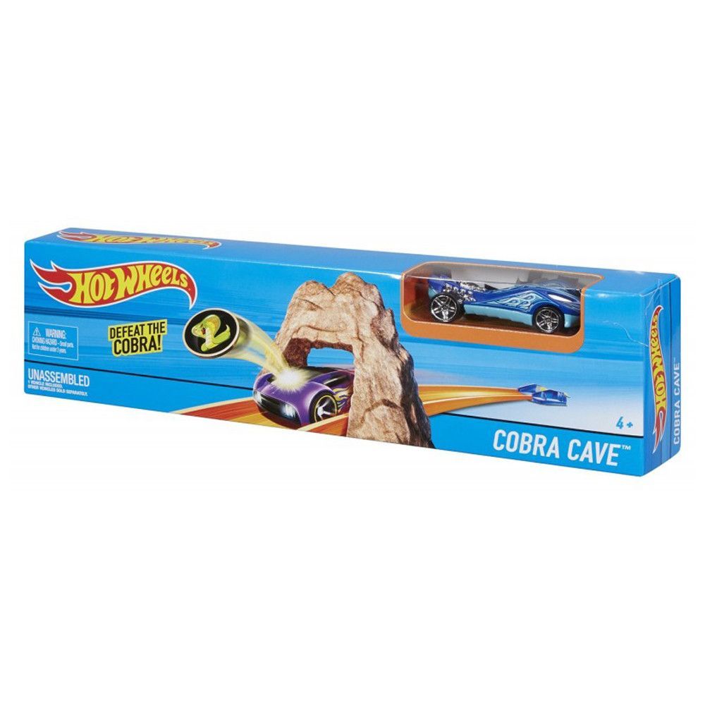 Set pista si lansator Hot Wheels - Cobra Cave, DNN79