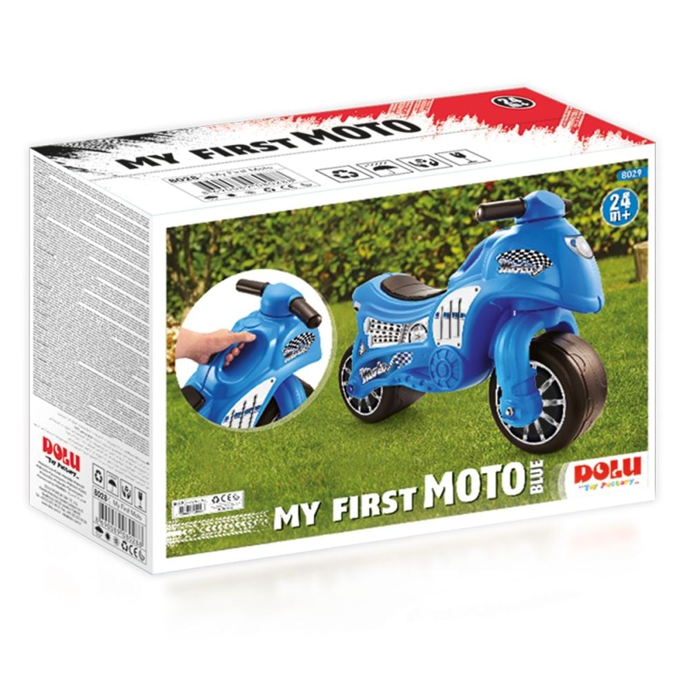 Motocicleta fara pedale Dolu My First Moto, Albastru