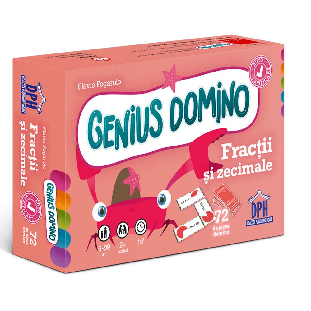 Editura DPH, Genius Domino - Fractii si zecimale