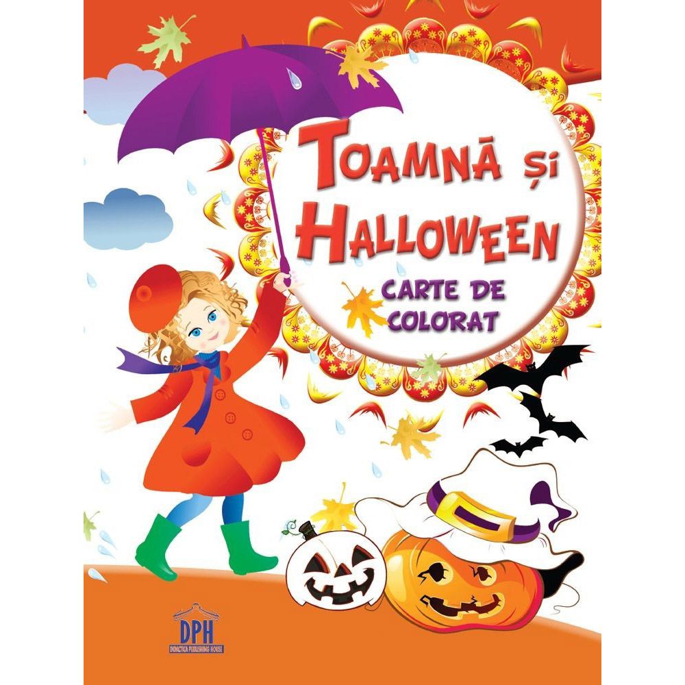 Carte Editura DPH, Toamna si Halloween - Carte de colorat