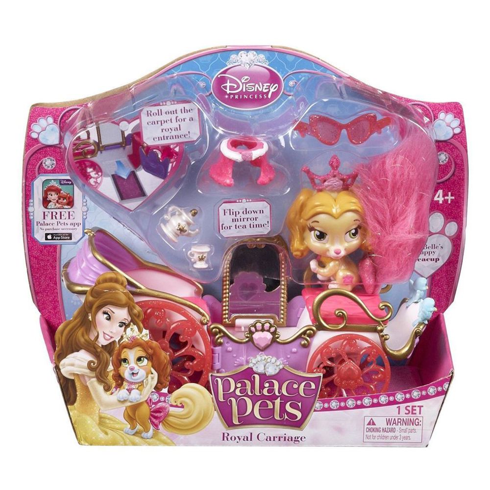 Figurina Disney Princess Palace Pets Royal Carriage - Teacup