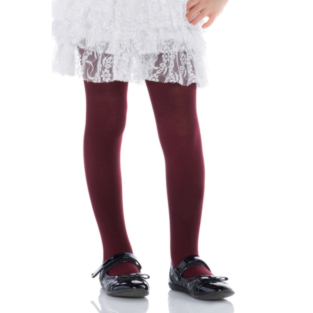 Dresuri copii PENTI Extra Bumbac 90 DEN, 9-10 ani, bordo