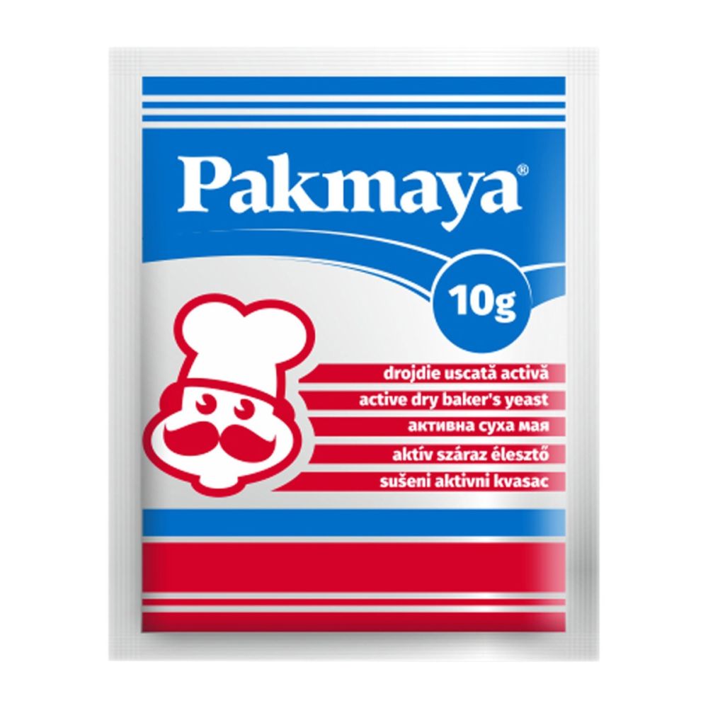 Cutie Drojdie uscata activa Pakmaya 10g x 60 pliculete
