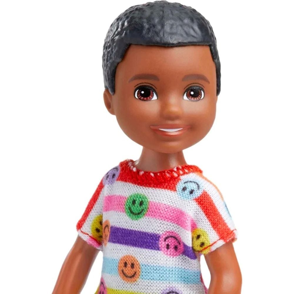 Papusa Barbie Chelsea Boy, Smiley Face, HNY58