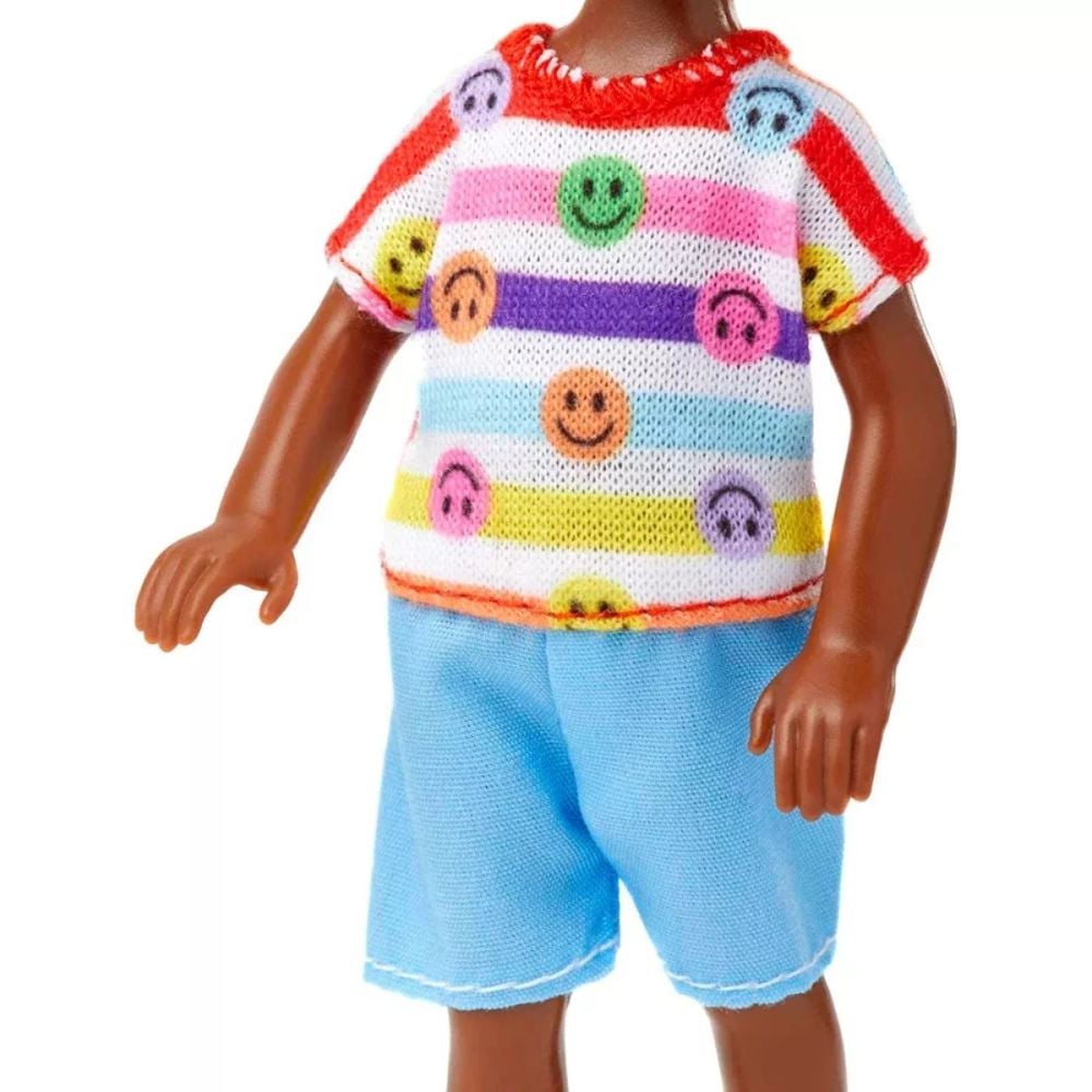 Papusa Barbie Chelsea Boy, Smiley Face, HNY58
