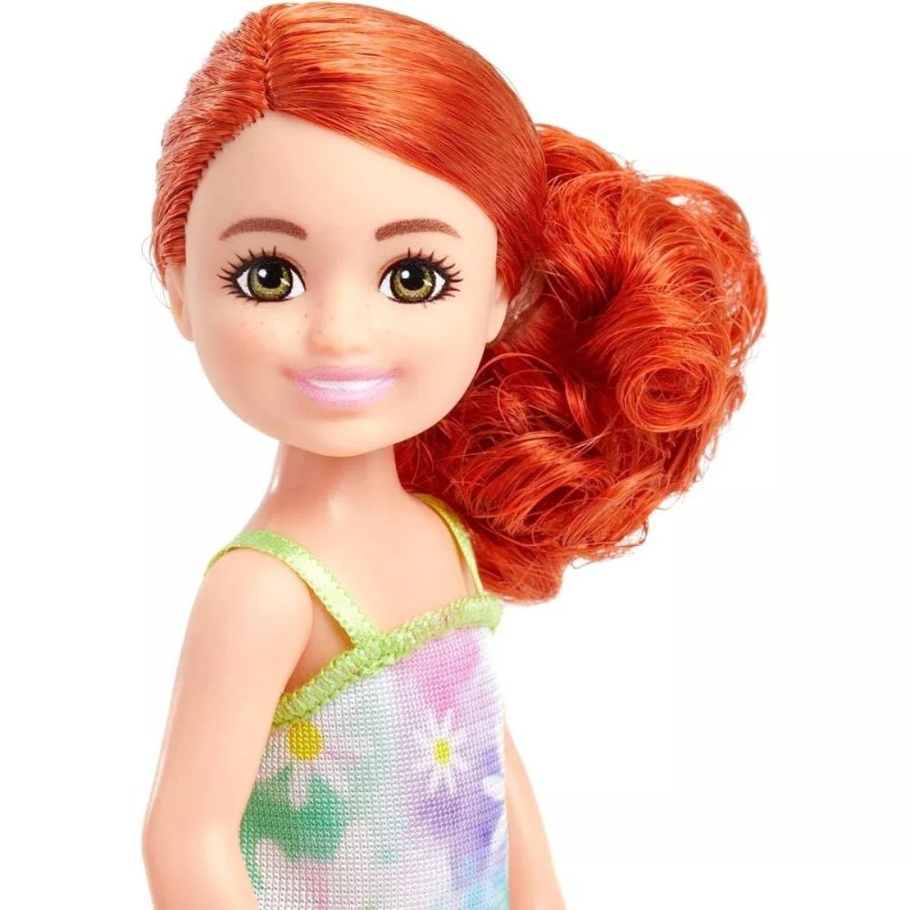 Papusa Barbie Chelsea, Floral Dress, HNY56