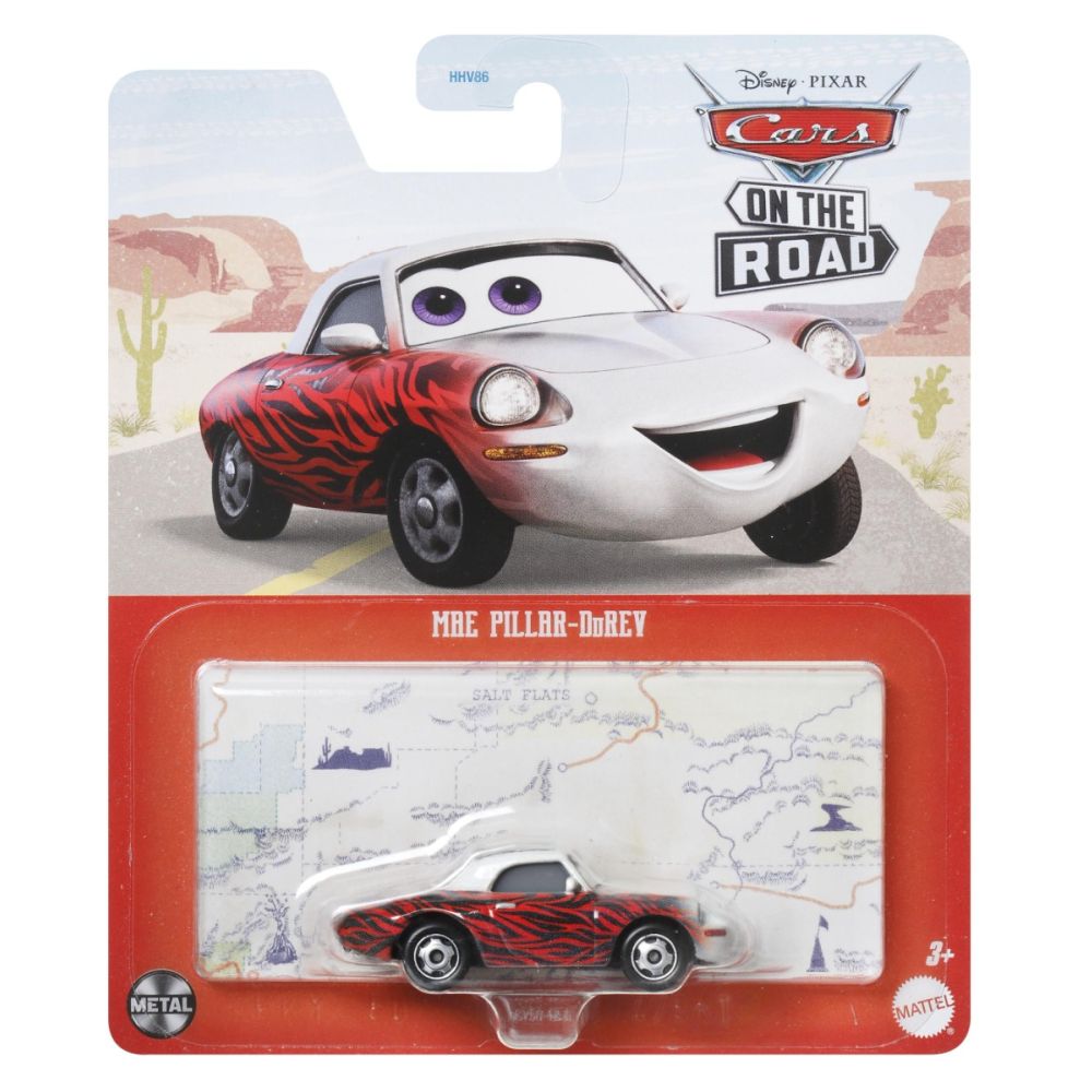 Masinuta din metal, Disney Cars, Mae Pillar-DuRev, 1:55, HKY50