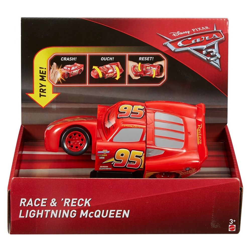Masina Disney Cars Race & Reck - Lightning McQueen