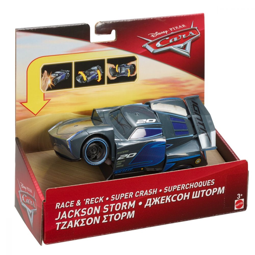 Masina Disney Cars Race & Reck - Jackson Storm, FRH17