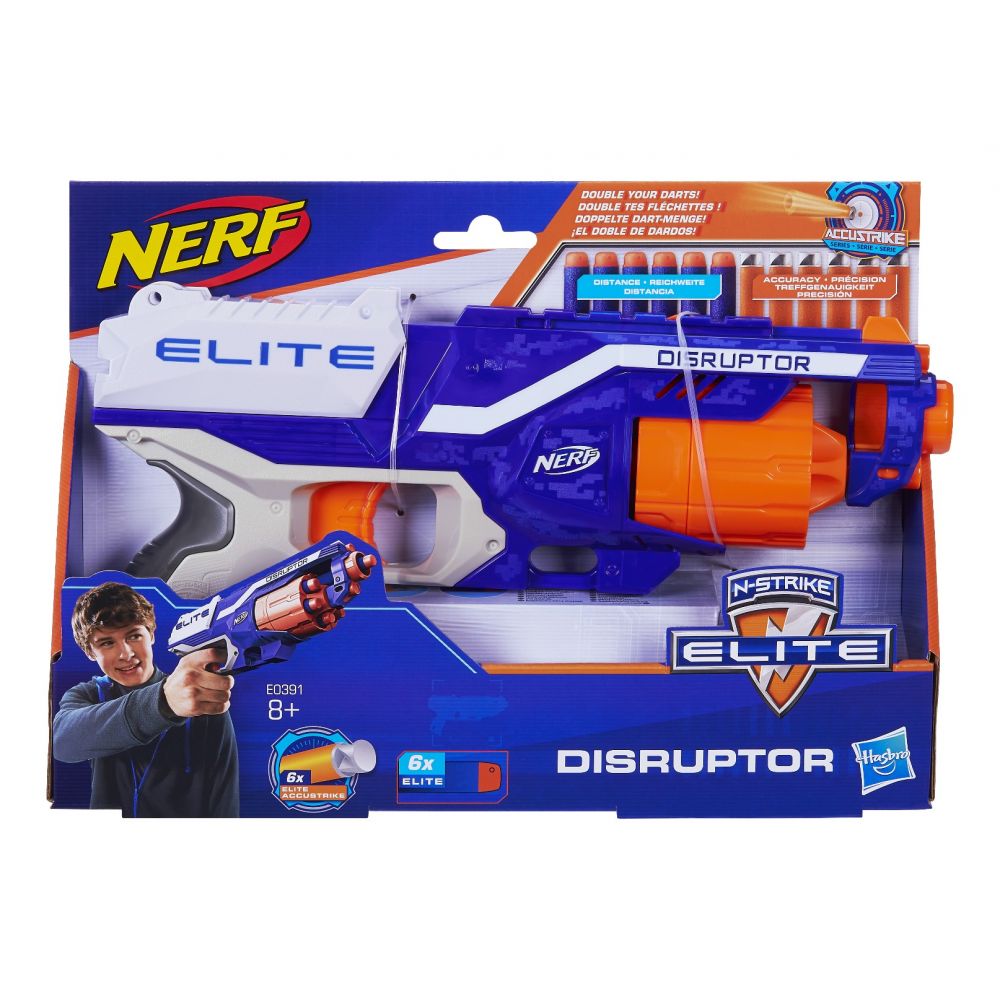 Blaster Nerf N-Strike Elite Disruptor cu proiectile Accustrike