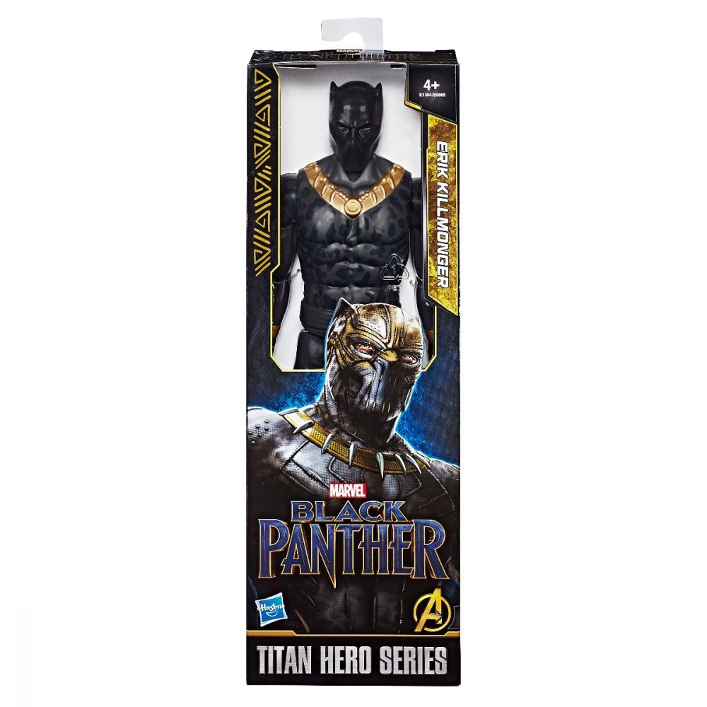 Figurina Black Panther Titan Hero, Erik Killmonger, 30 cm