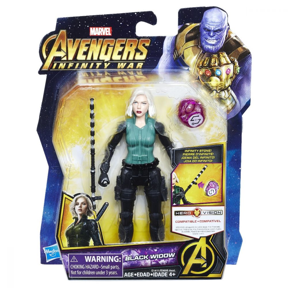 Figurina Avengers Infinity War, Black Widow, 15 cm