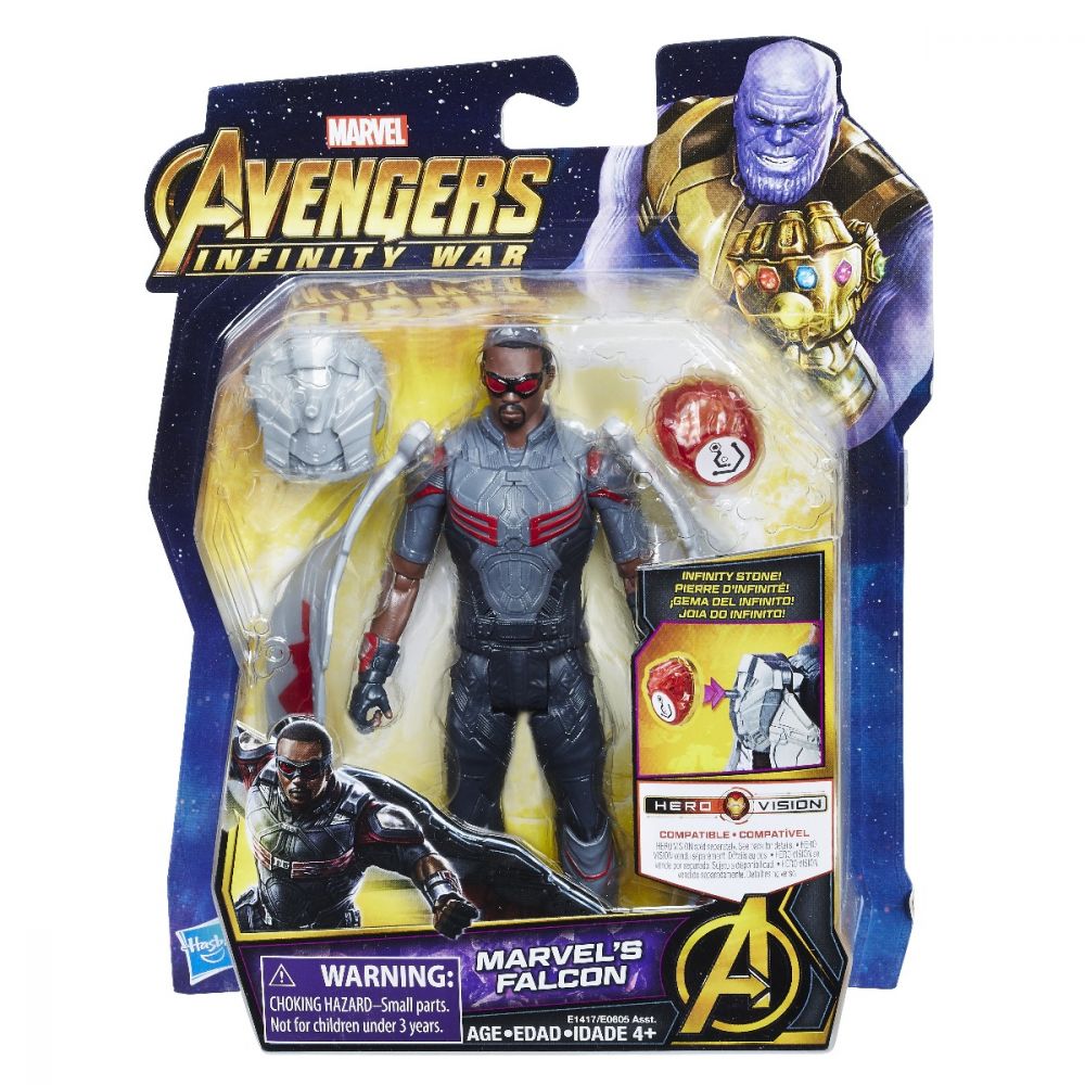 Figurina Avengers Infinity War, Marvels Falcon, 15 cm